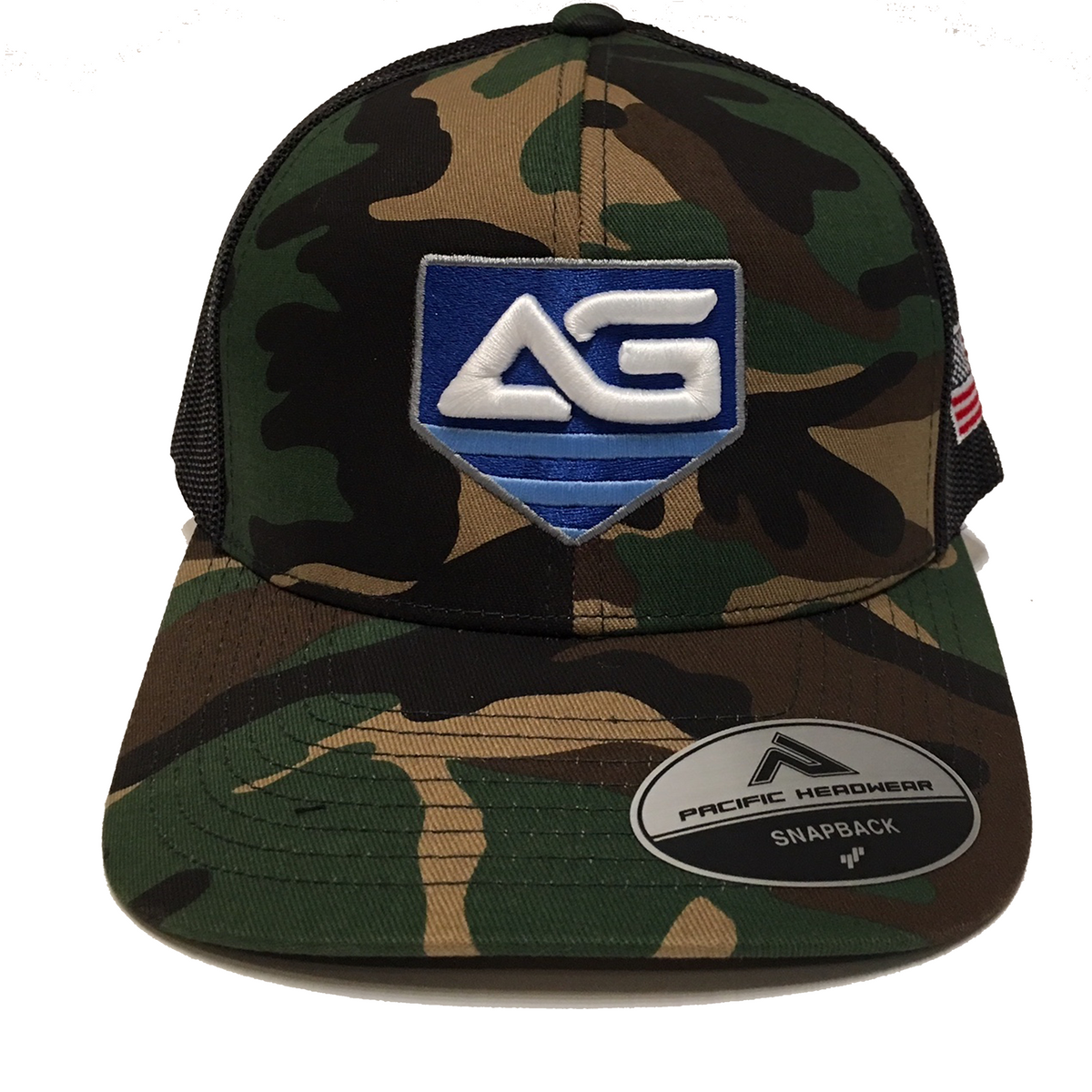 Camo Trucker Pacific Headwear 104c Camo Memorial Day Hat Always Grind