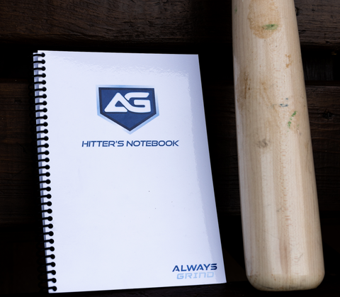 Always Grind Hitter's Notebook - Baseball Notebook/Softball Notebook