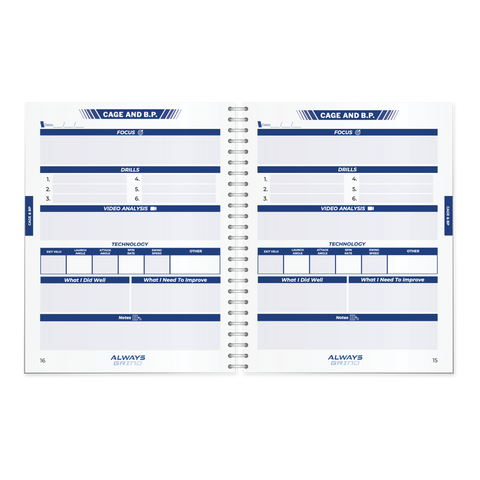 Hitters Notebook Hitter's Notebook Pro – Always Grind