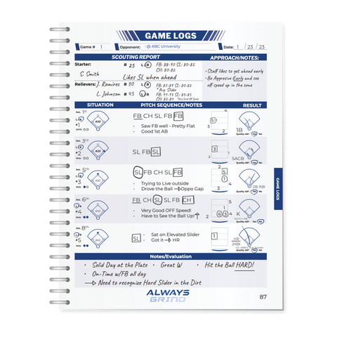 Hitters Notebook Hitter's Notebook Pro – Always Grind