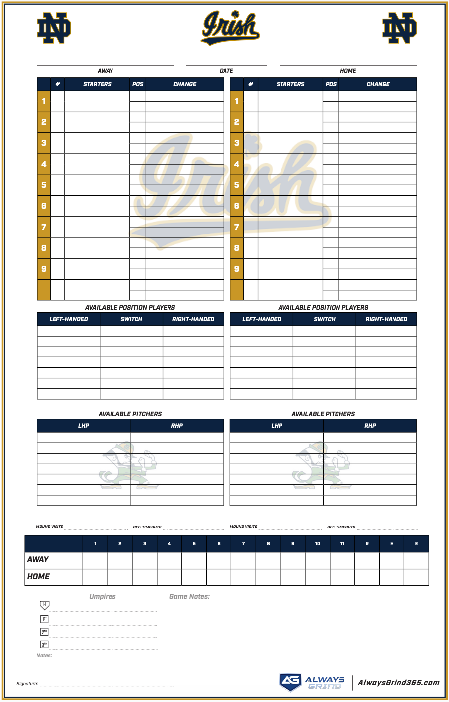 Custom Dugout Charts | Baseball & Softball | 48 Hr Turnarounds – Always Grind custom-dugout-charts-baseball-softball-48-hr-turnarounds-always-grind