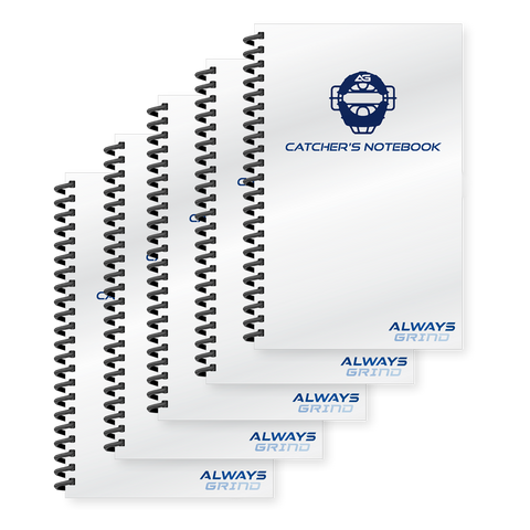 Hitters Notebook Baseball Notebooks | Always Grind: Catcher's Notebook