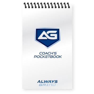 Always Grind Coach's Pocketbook - Coach Notebook - Baseball/Softball