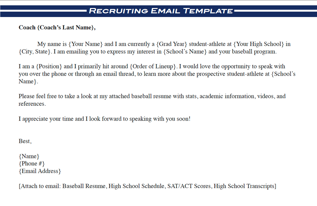 How to Write a Sample Email to College Coaches: A Comprehensive Guide