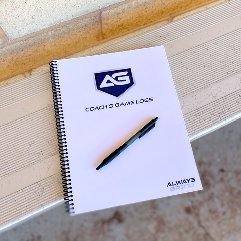 Always Grind: Coach's Game Logs Notebook 